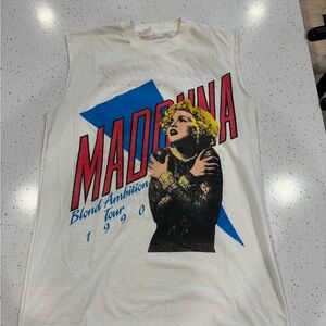 Single stitch Madonna concert tee